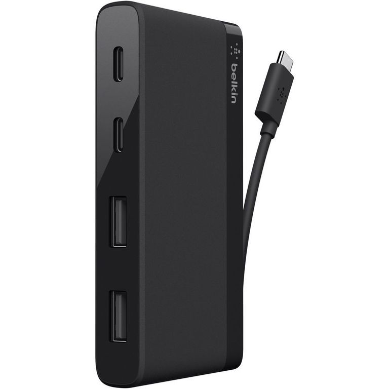 Mini Hub SuperSpeed 4 Puertos USB-C Negro - F4U090BTBLK