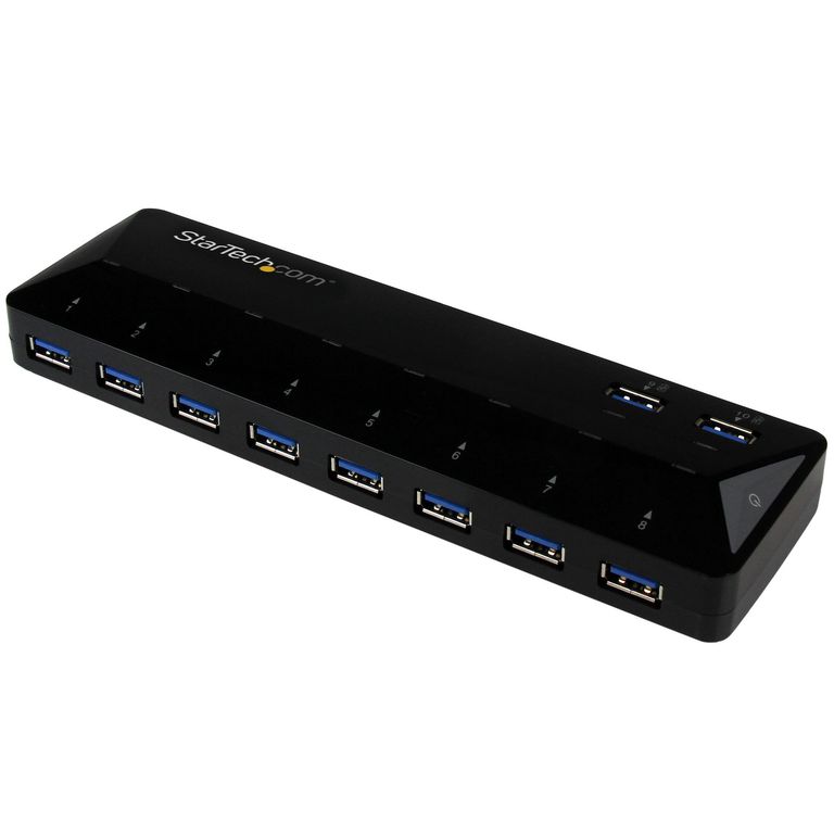 Hub USB 3.0 de 10 Puertos con Alimentación ST103008U2C