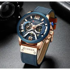 CURREN - RELOJ ORIGINAL - CASUAL COLOR AZUL 8329 - CUR-28
