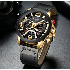 CURREN - RELOJ ORIGINAL - CASUAL COLOR NEGRO 8329 - CUR-29