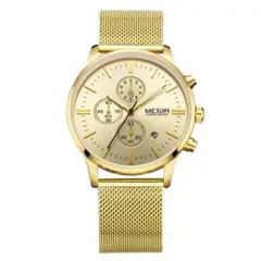 MEGIR - RELOJ HOMBRE DORADO M2011