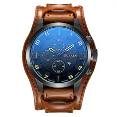CURREN - RELOJ 8225 NEGRO MARRON FOCUS