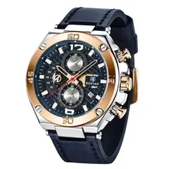 BENYAR - RELOJ ORIGINAL ELEGANTE AZUL OSCURO BY-5151M BEN-4