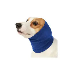 GENERICO - Protector para Cabeza Antiestrés para Mascotas Azul Talla L