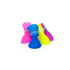 QUE PATAS PET SHOP - Zapatos de Silicona Amarillo Talla M