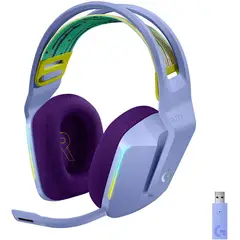 LOGITECH - Auriculares G733 Gamer Wireless RGB Micro Lila 981-000889