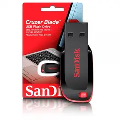 SANDISK - Cruzer Blade USB 64GB Calidad Superior - SDCZ50-064G-B35