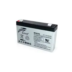 GENERICO - Bateria 6V 7AH Recargable RITAR RT670