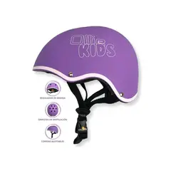 OLLIE - Casco Protector Regulable Para Niño »XS KIDS» PURPLE