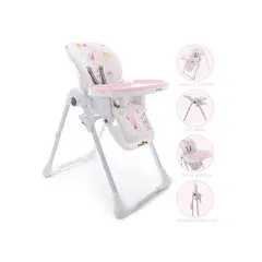 SAFETY 1ST - Silla De Comer Graduable Para Bebés «FEED» Pink