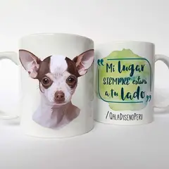 QALA DISEÑO - Taza 11 oz. - Perro Chihuahua B.