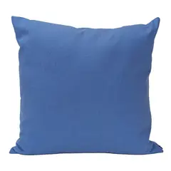 NIENNA HOME - Cojín Cuadrado Grande De Lino Color Azul Acero Con Relleno Incluido