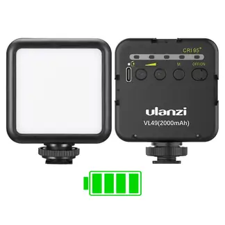 ULANZI - Luz Led Recargable VL49 Para Videos Cámaras y Celulares