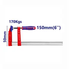 EMTOP - PRENSA SARGENTO TIPO F 50X150MM INDUSTRIAL - ECLPF05101