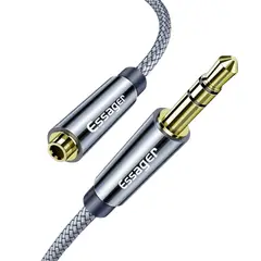 ESSAGER - Cable Adaptador 35mm Audio y Micro Extensión 2m Trrs A Trrs