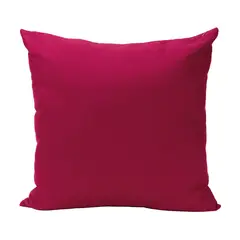 NIENNA HOME - Cojín Cuadrado Grande De Lino Color Frambuesa Con Relleno Incluido