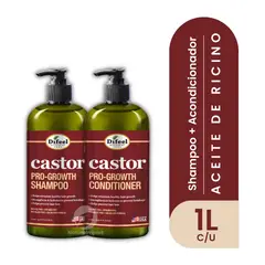 DIFEEL - SUPER PACK Ricino Castor 1L - SHAMPOO y ACONDICIONADOR