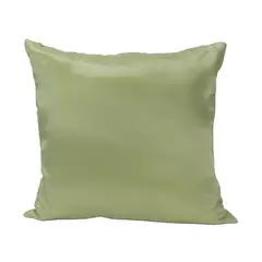 NIENNA HOME - Cojín Cuadrado Grande De Seda Color Verde Manzana Con Relleno Incluido