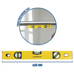 GOODYEAR - Nivel magnetico imantado 400 mm crv