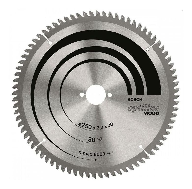 Disco Sierra 10 X 80 Dientes Optiline Madera