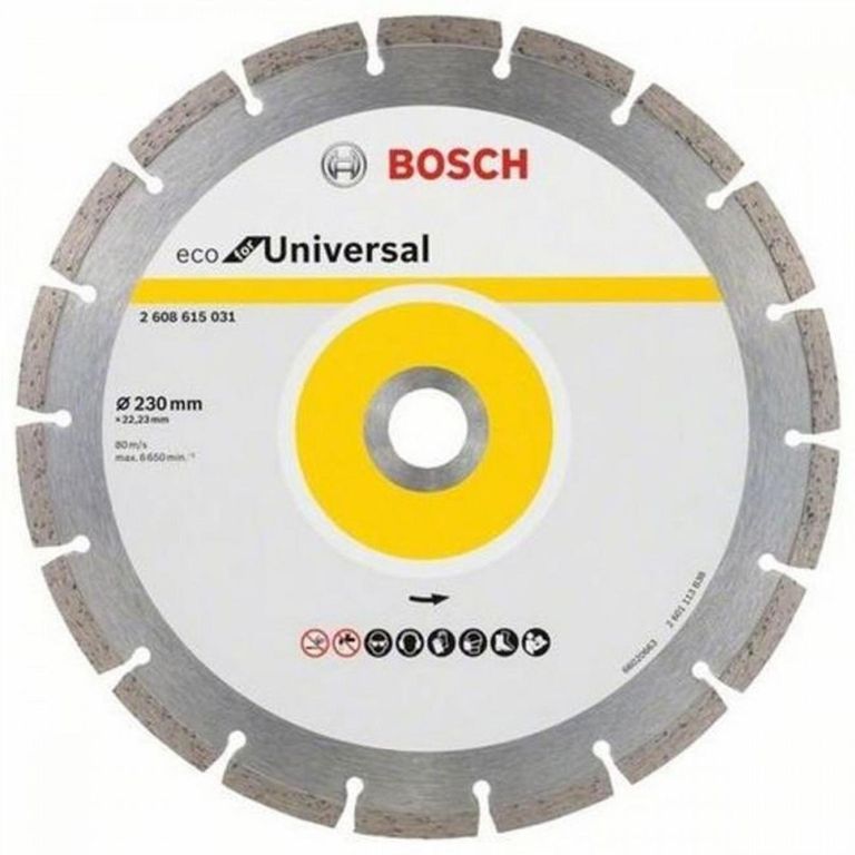 Disco Diamantado Eco Universal Segmentado 9 para Esmeril