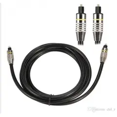 GENERICO - Cable Audio Óptico Digital Fibra Óptica 3 Metros Od 6.0mm Macho Negro