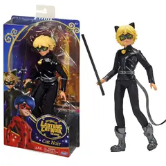 PLAYMATES TOYS - Miraculous Ladybug The Movie - Muñeco Cat Noir 28 cm