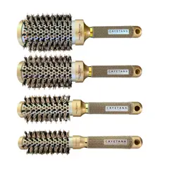 CAYETANA - Kit x4 Cepillos de Cabello Profesional Nano-Tech Ceramica