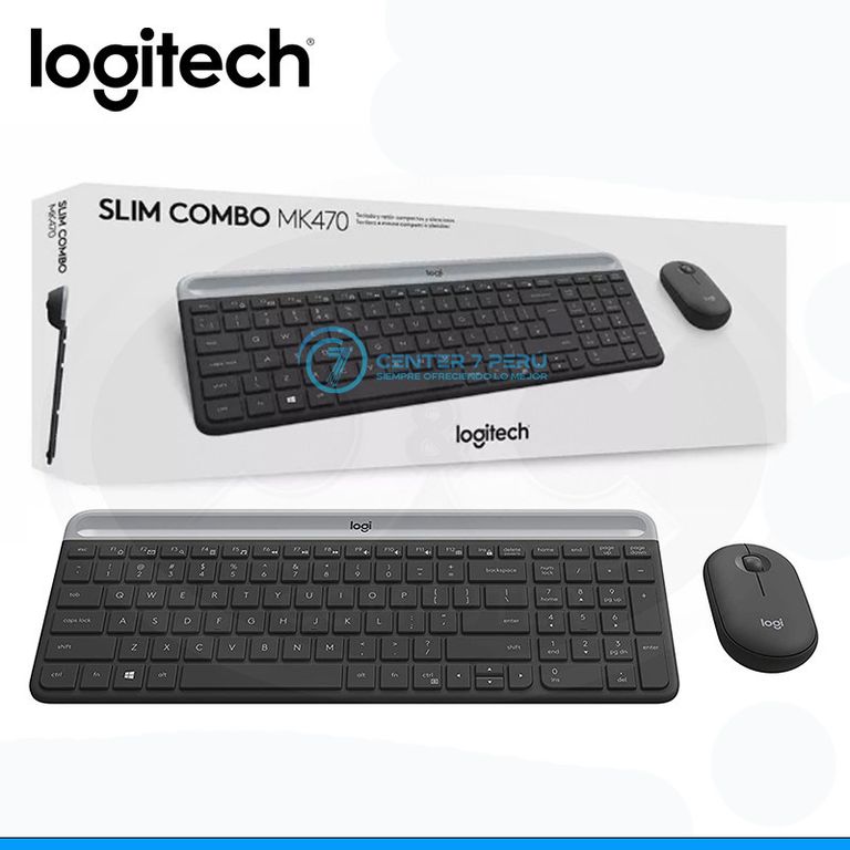 Teclado mouse inal mk470 slim