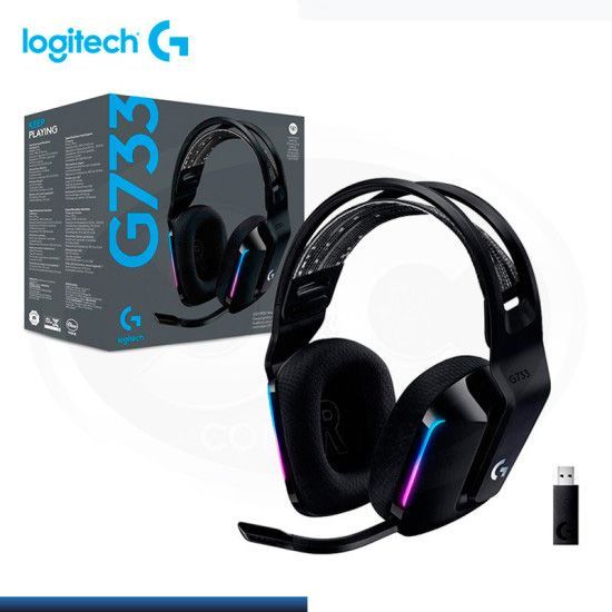 Audífonos gamer g733 negro