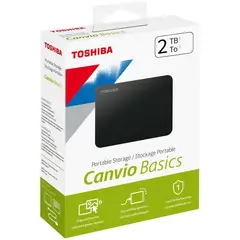 TOSHIBA - Disco duro externo 2tb canvio basics usb 3.0