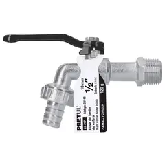 PRETUL - Llave esfera de 1/2" zinc - 23146