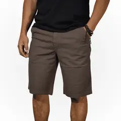 YONISTERS CLOTHING - Short de Algodón Drill Hombre Slim Fit Casual y De Vestir YONISTERS - Estilo Versátil - Marrón