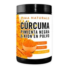 LIMA NATURALS - Cúrcuma Pimienta Negra Kion en polvo - 500g -