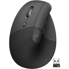 LOGITECH - Mouse Lift Vertical Zurdos Wireless Bluetooth Gris 910-006467