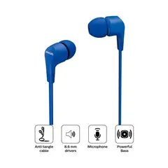 PHILIPS - AUDIFONO CMICROFONO IN-EAR AZUL TAE1105BL