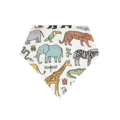 CHILLAX - Babero bandana zoo para bebé