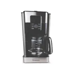 FINEZZA - Cafetera Eléctrica Digital de 12 tazas Plateado CK-676DI