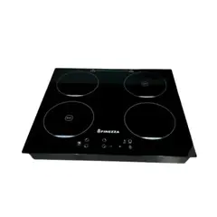 FINEZZA - Cocina de Inducción de 4 Hornillas Negro FZ-318IN4