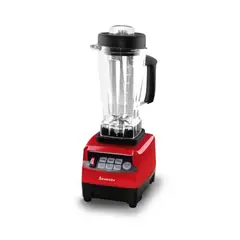 FINEZZA - Licuadora Industrial de 2 Litros Digital de 1500W Rojo FZ-887IND