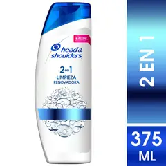 HEAD AND SHOULDERS - Head Shoulders Shampoo 2en1 Limpieza Renovadora 375ml