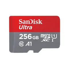 SANDISK - Memoria Micro SD 256GB Clase 10 de 120mb/s