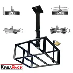 GENERICO - Rack Para Proyector De Techo o pared Jaula Antirrobo