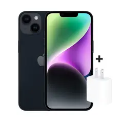 IPhone 14 128GB Negro Espacial + Cargador 20W