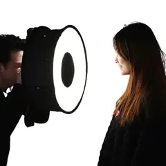 PULUZ - Anillo Softbox de Flash Difusor Plegable 45cm p cámaras PU5145