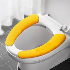 GENERICO - Protector de inodoro Funda de baño Set x4 pares amarillo