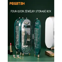 GENERICO - Joyero Plegable Organizador de Joyas Collar Aretes Anillos