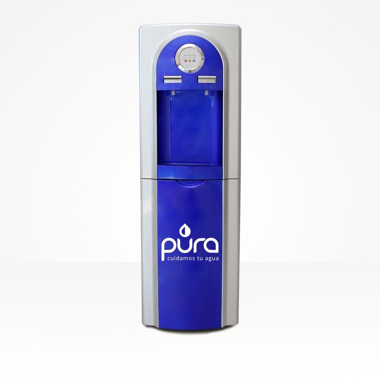 Dispensador de agua con filtros de purificación