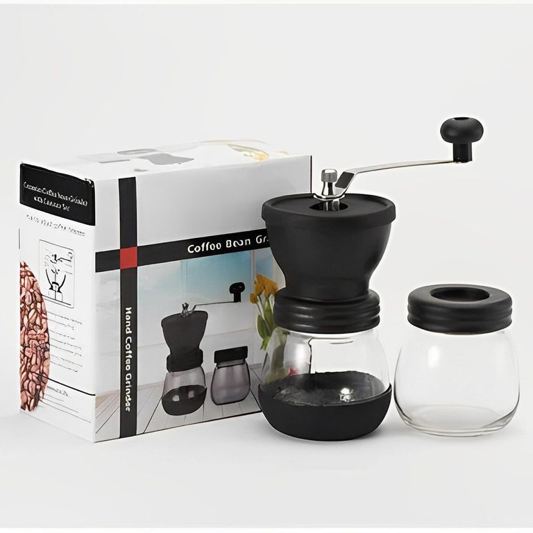Molinillo manual de café con graduación de molido