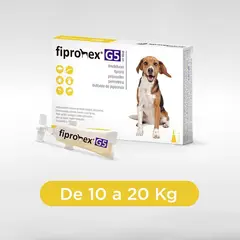 FIPRONEX - ANTIPULGAS PARA PERROS G5 DROP ON 10-20kg X 5 PIP